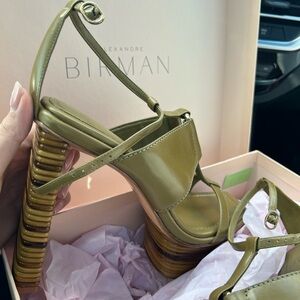 Stylish Olive Platform Sandals